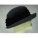 CAPPELLO FELTRO LANA ELEGANTE GRIGIO