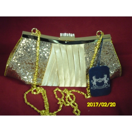 POCHETTE CERIMONIA RASO GLITTER E.CORTI ART.45238