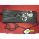 POCHETTE RASO FIOCCO STRASS E. CORTI ART. 350481