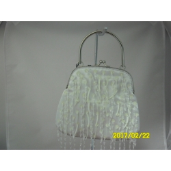 POCHETTE RASO SATINATO BIANCO