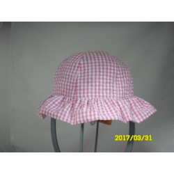 CAPPELLINO BIMBA QUADRETTI ROSA/BLU