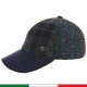 BASEBALL CHIUSO IN LANA FANTASIA PATCHWORK MONOTONO