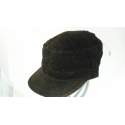 ARMY CAPPELLO CON VISIERA IN VELLUTO MARRONE