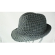 CAPPELLO STILE BORSALINO MISTO LANA SCOZZESE