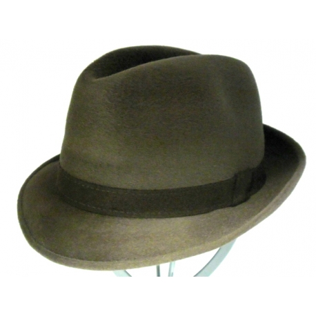 CAPPELLO PANIZZA IN PURO FELTRO MARRONE