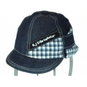 CAPPELLINO BABY GINS CON PARAORECCHIE 100% COTONE