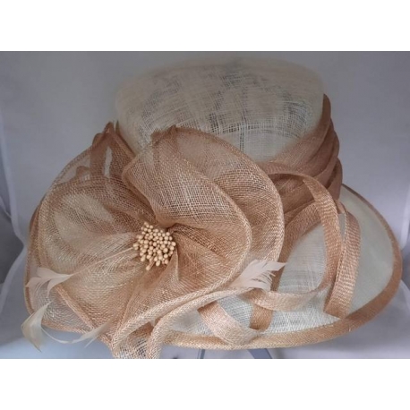 CAPPELLO CERIMONIA BEIGE ART.9220