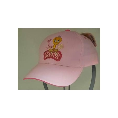 CAPPELLO TWEETY  ROSA 100% COTONE