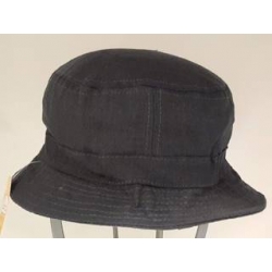 CAPPELLO PESCATORE TINTA UNITA 100% LINO