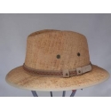 CAPPELLO IN RAFFIA CON CINTURINO