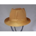 CAPPELLO TRILBY RASO COLORE ORO