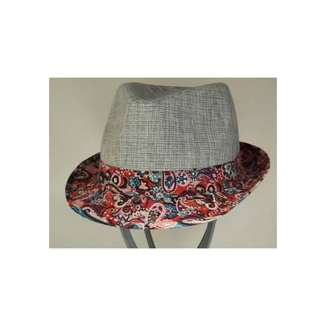 CAPPELLO TRILBY CON FALDA FANTASIA