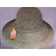 CAPPELLO  DONNA UNCINETTO 100% PAGLIA PIEGHEVOLE