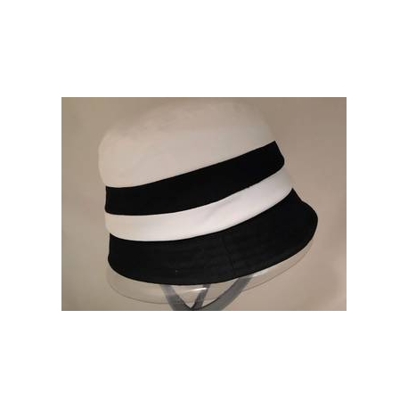 CLOCHE DONNA AMATI'  BIANCO/NERO