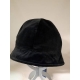 CLOCHE PANIZZA VELLUTO LISCIO CON FIOCCO MODELLO CHARLOTTE