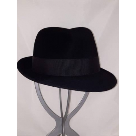 CAPPELLO PURO FELTRO LAPIN NERO