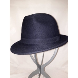 CAPPELLO PURO FELTRO LAPIN BLU