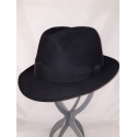 CAPPELLO PANIZZA ROYAL CHIFFI PURO FELTRO NERO