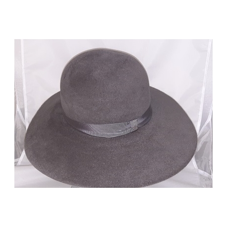 BORSALINO CLAUDETTE TESA LARGA GRIGIO