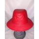 CAPPELLO VERA PELLE ROSSO UNISEX