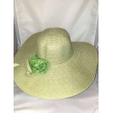 CAPPELLO TESA LARGA CON FIORE