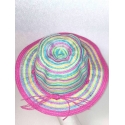 CAPPELLO BAMBINA ESTIVO RIGHE MULTICOLORE