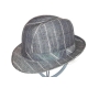 CAPPELLO ESTIVO  FANTASIA GRIGIO 100% COTONE