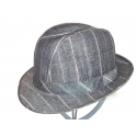 CAPPELLO ESTIVO  FANTASIA GRIGIO 100% COTONE