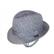 CAPPELLO PANIZZA QUADRETTI FRESCO LANA