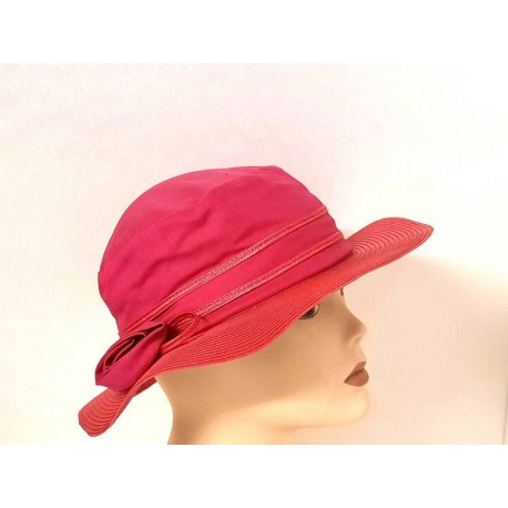 CAPPELLO 100% LINO CON SPILLA