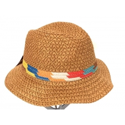 CAPPELLO CASUAL DONNA CON NASTRO COLORATO