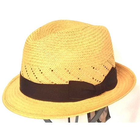 TRILBY PANAMA ORIGINALE ECUADORIANO CUPOLA TRAFORATA