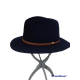 CAPPELLO CASUAL IN FELTRO LANA CON CINTURINO