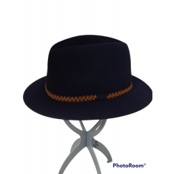 CAPPELLO CASUAL PURO FELTRO IMPERMEABILE CON CINTURINO