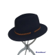 CAPPELLO CASUAL IN FELTRO DI LAPIN CON CINTURINO