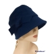 AMATI CAPPELLO CLOCHE CON FIOCCO 100% LANA