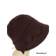 AMATI CAPPELLO CLOCHE CON FIOCCO 100% LANA