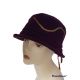 CAPPELLO CLOCHE AMATI BY ALESSANDRA BACCI MISTO LANA ART.2091