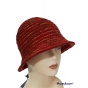 CAPPELLO CLOCHE AMATI MISTO LANA CON PAILLETTES