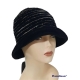 CAPPELLO CLOCHE AMATI MISTO LANA CON PAILLETTES