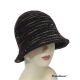 CAPPELLO CLOCHE AMATI MISTO LANA CON PAILLETTES