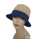 CAPPELLO CLOCHE PIEGHEVOLE BICOLORE