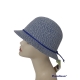 CAPPELLO CLOCHE FALDA PICCOLA IN PAIPER CUCITA