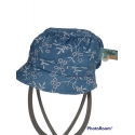 CAPPELLO BAMBINA CON VISIERA FANTASIA JEANS