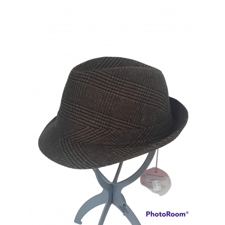 CAPPELLO TRILBY AMATI SCOZZESE MARRONE