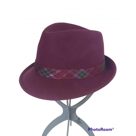 CAPPELLO DONNA STILE BORSALINO LILLA