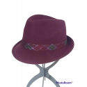 CAPPELLO DONNA STILE BORSALINO LILLA