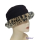 CAPPELLO DONNA SCAMOSCIATO CON PELLICCIA SINTETICA