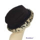 CAPPELLO DONNA SCAMOSCIATO CON PELLICCIA SINTETICA