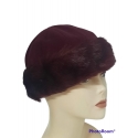 CAPPELLO ZUCCOTTO PILE CON PELLICCIA SINTETICA